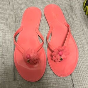 Kate spade coral flip flops size 9